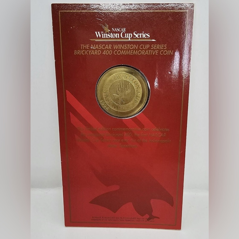 Vintage 1994 Inaugural Brickyard 400 Commemorative Coin Winston Cup NASCAR